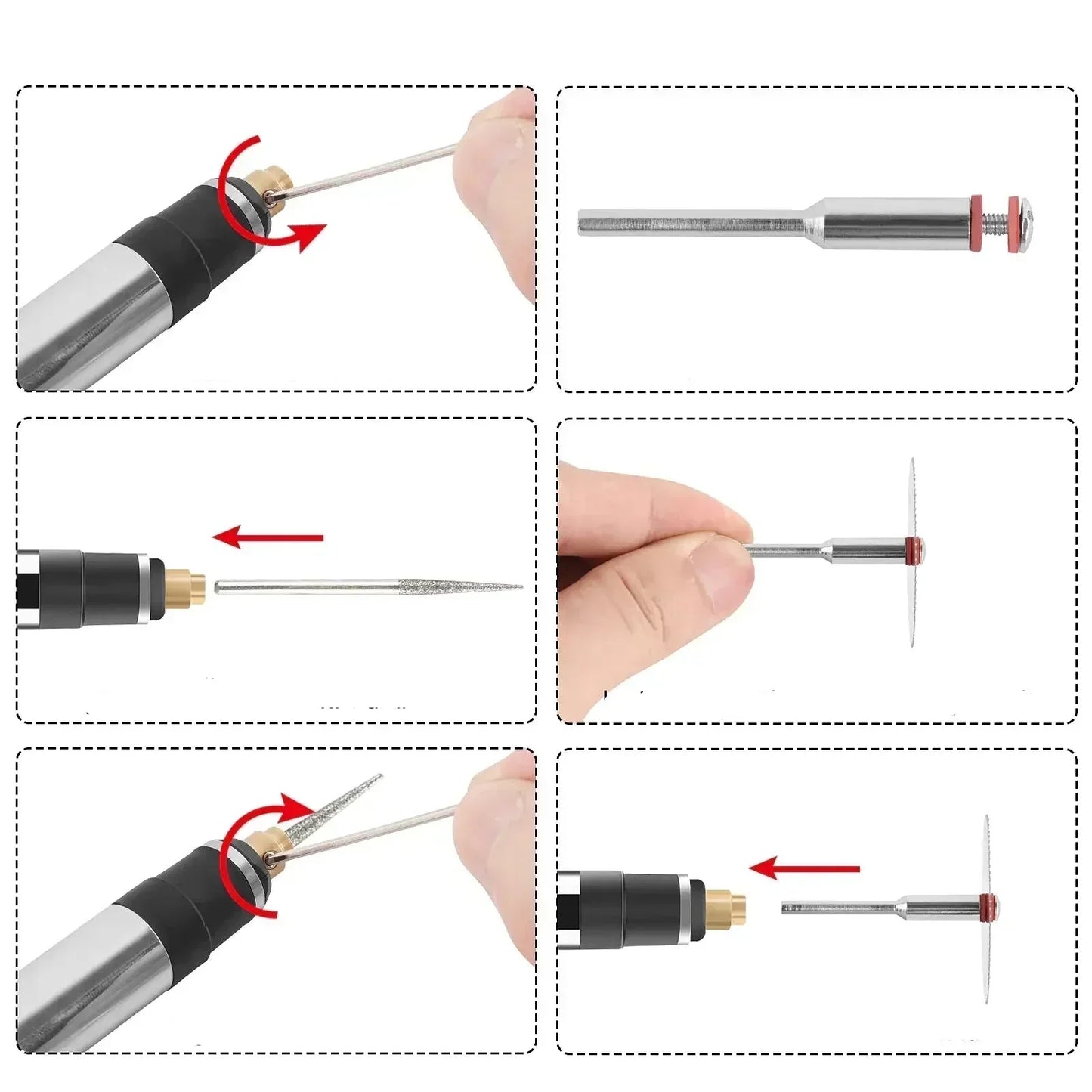 Portable Electric Engraving Tool Kit for Metal and Wood