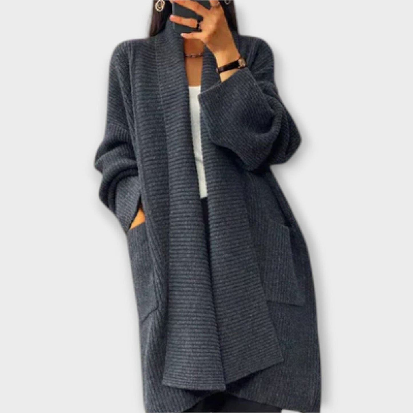 Cozy Oversized Knit Cardigan