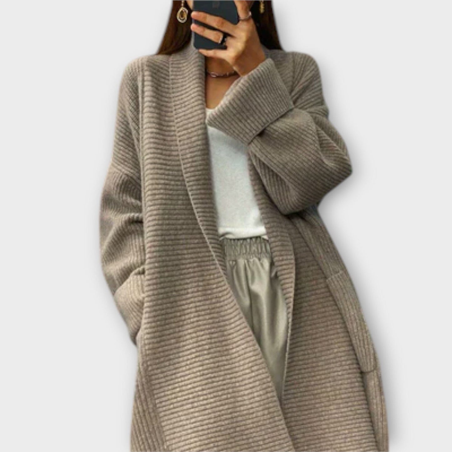 Cozy Oversized Knit Cardigan