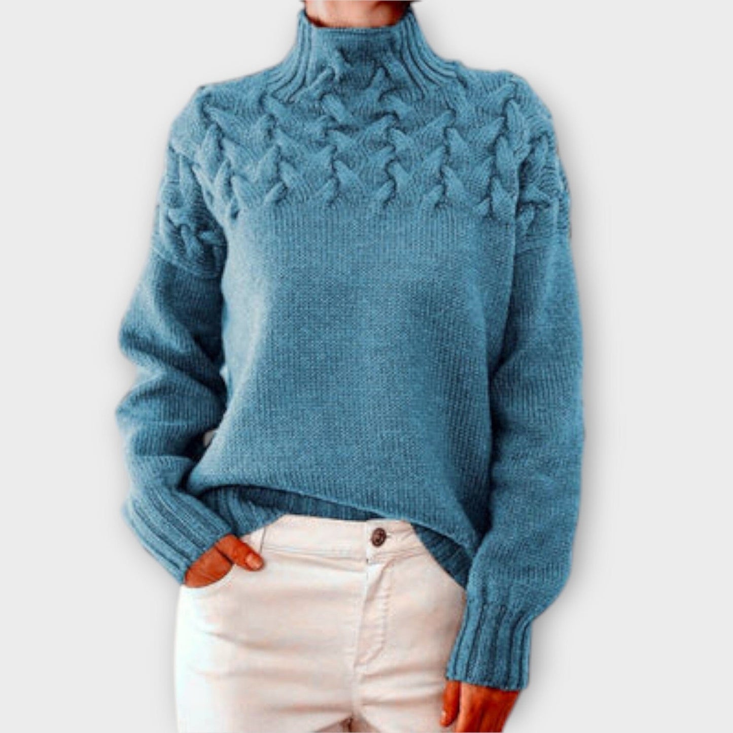 Classic Cable Knit Women's Sweater
