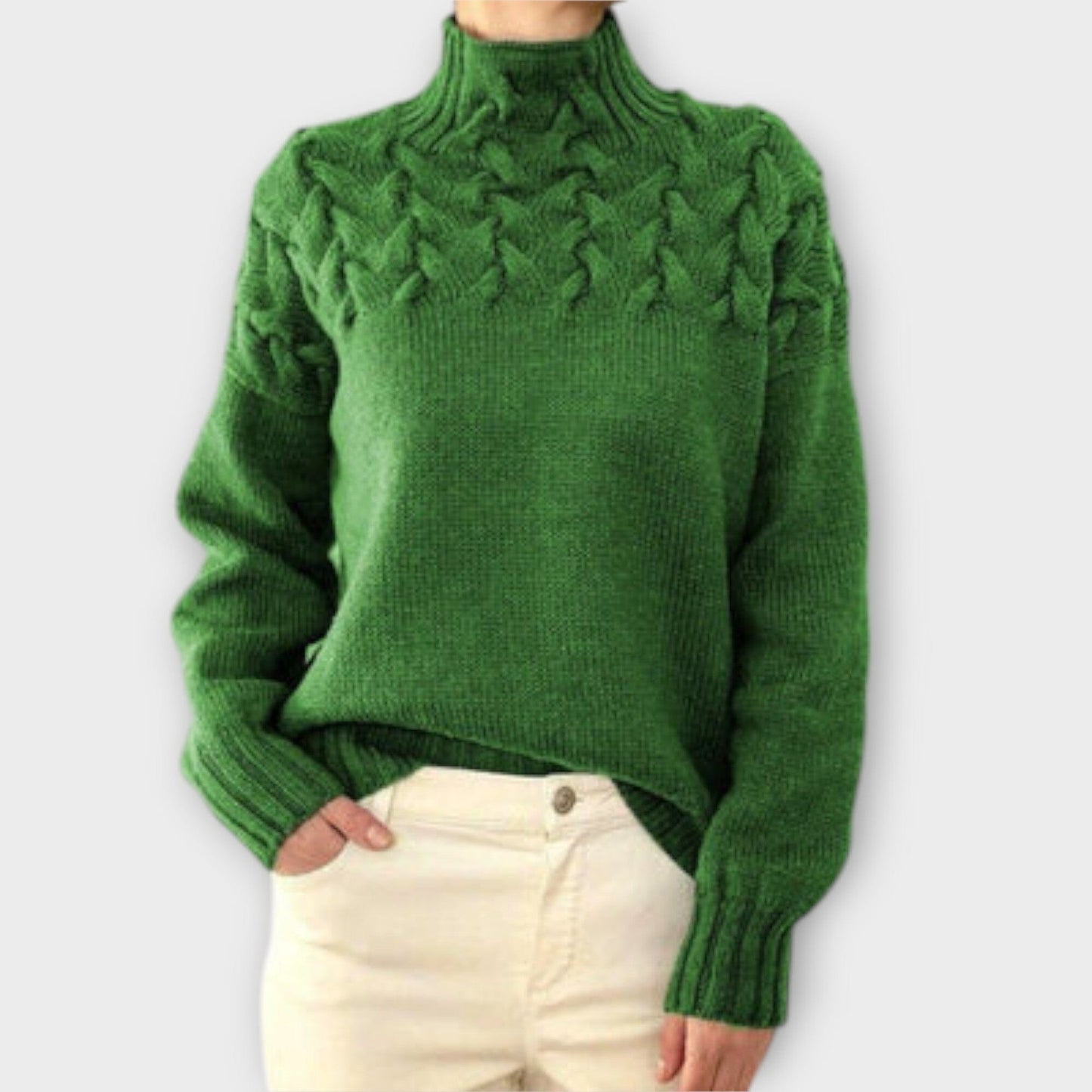 Classic Cable Knit Women's Sweater