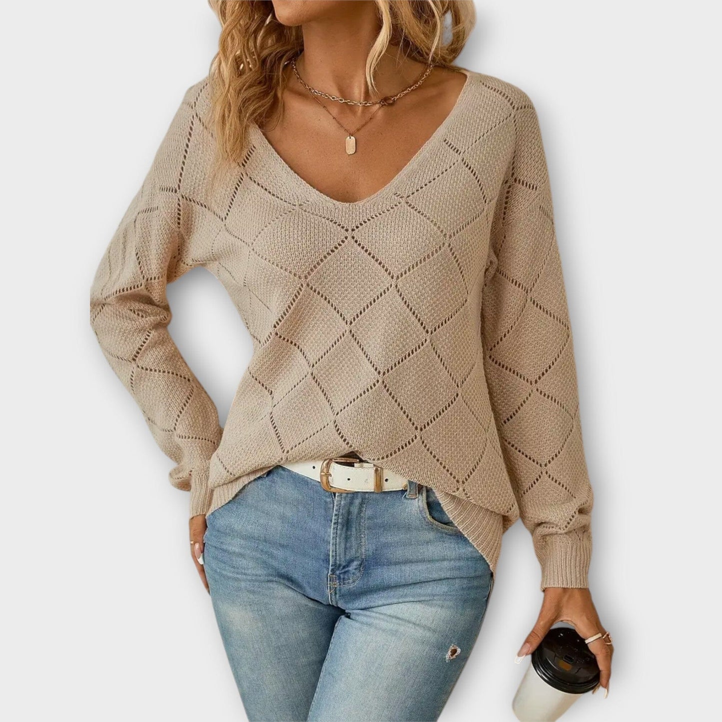 Relaxed Fit Women's Sweater