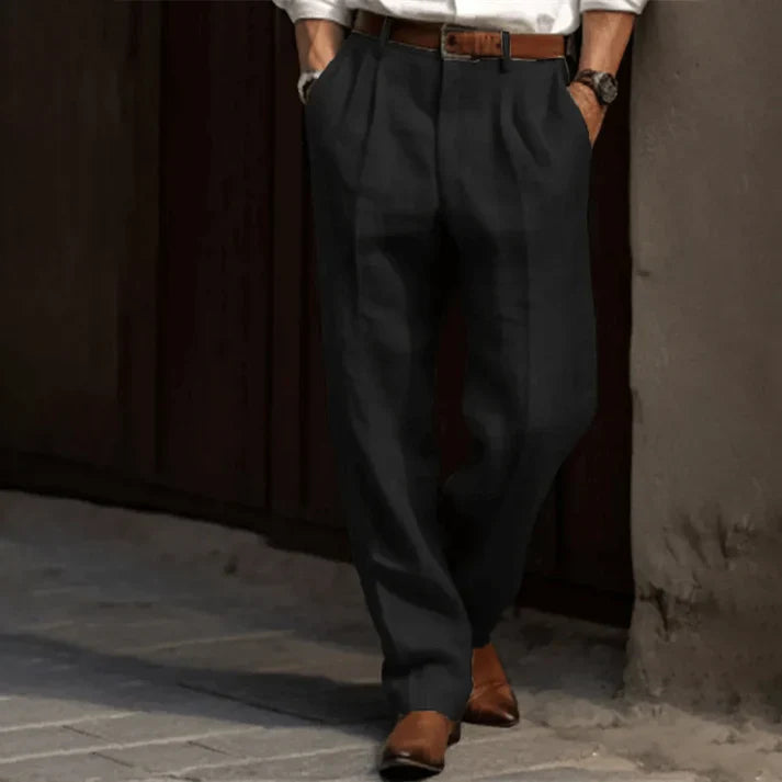 Relaxed Fit Mens Suit Pants