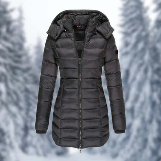 Warm Water-Resistant Parka for Women
