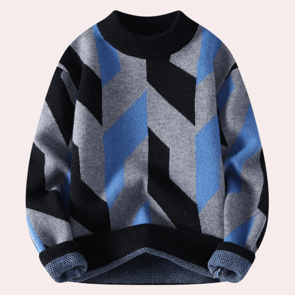Classic Crew Neck Winter Sweater - Luxivelle
