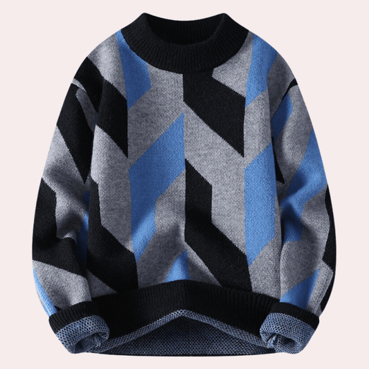 Classic Crew Neck Winter Sweater - Luxivelle