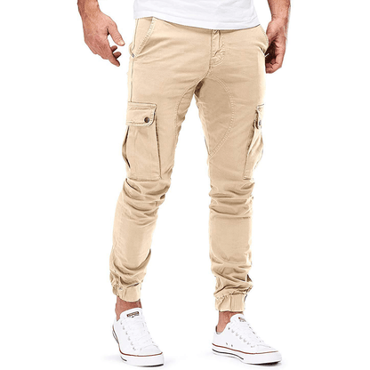 Men's Fitted Elastic Combat Pants