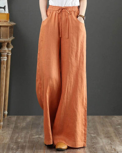 Comfortable Loose Fit Women's Drawstring Pants - Luxivelle