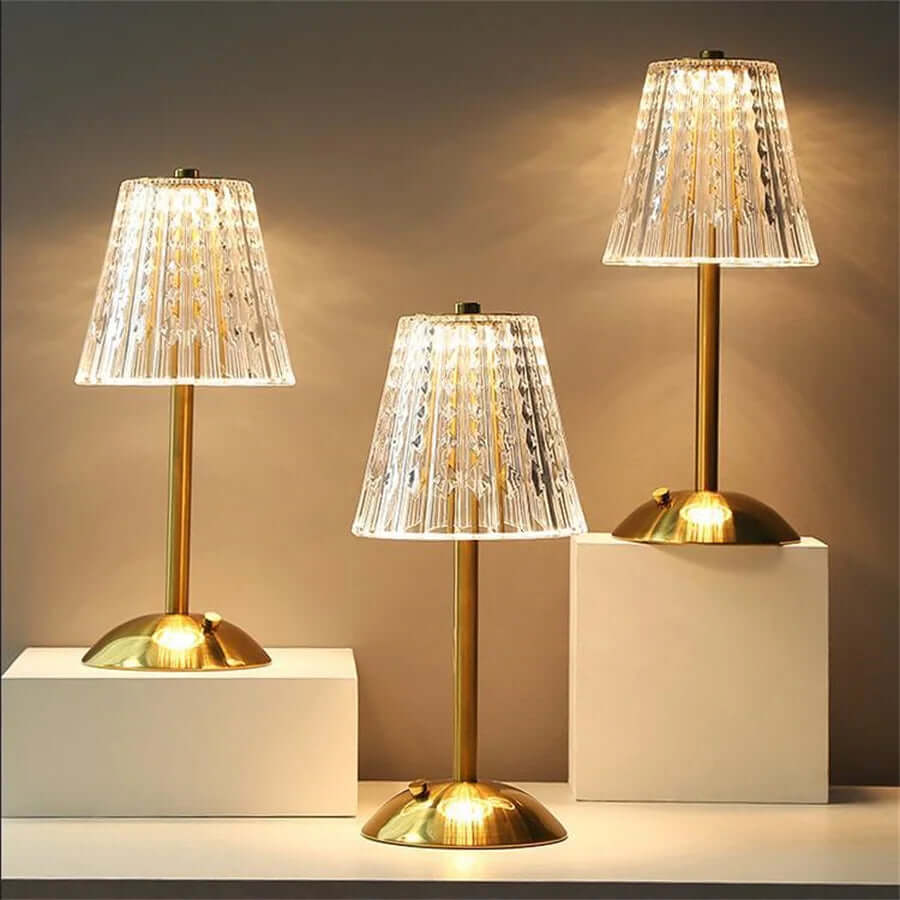 Sensory Led Glass Desk Lamp