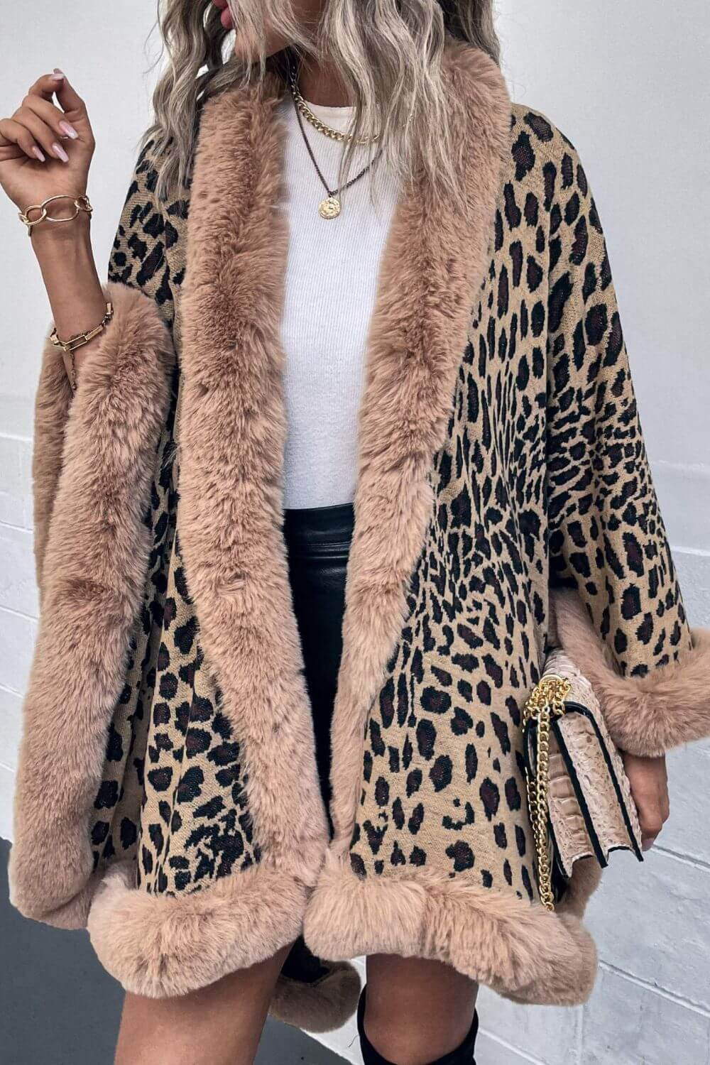 Animal Print Shawl Wrap