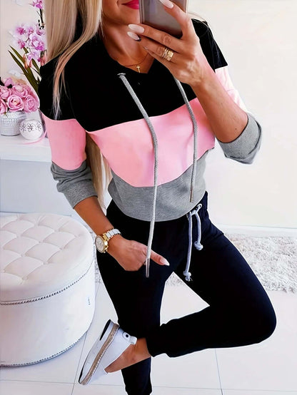 Casual Crew Neck Oversized Sweatshirt