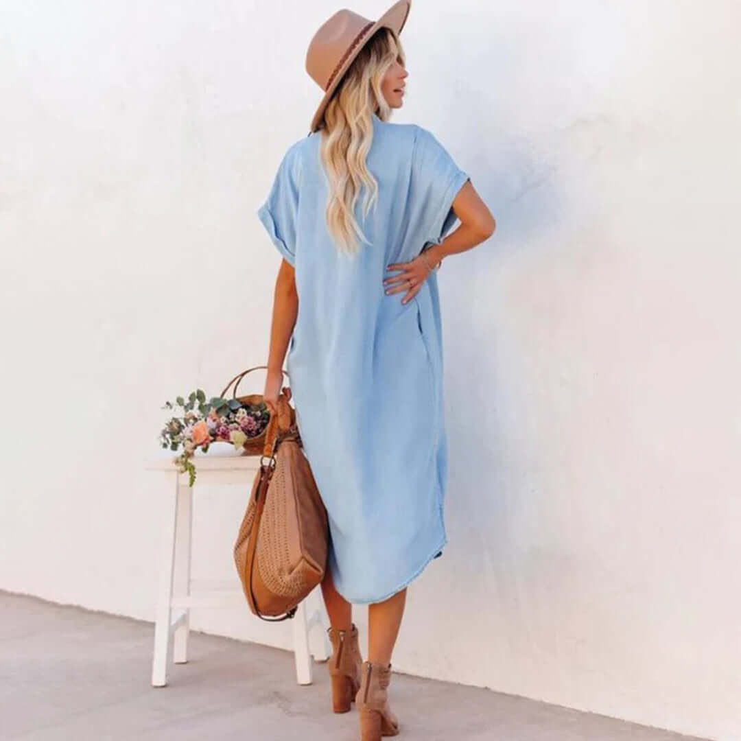 Comfy Knee Length Summer Dress