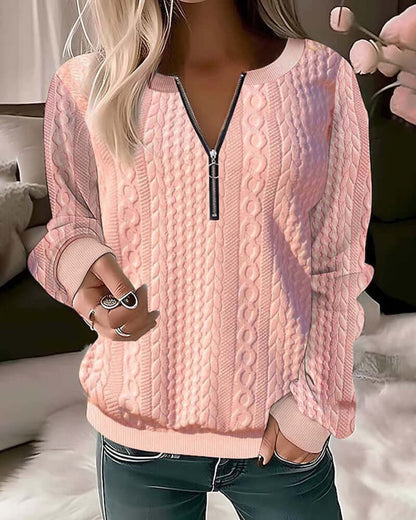 Soft Women's Cable Knit Sweater - Luxivelle