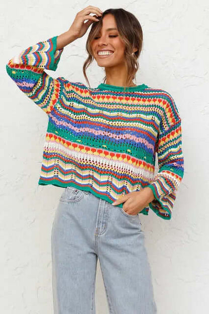 Classic Cozy Oversized Knit Sweater - Luxivelle
