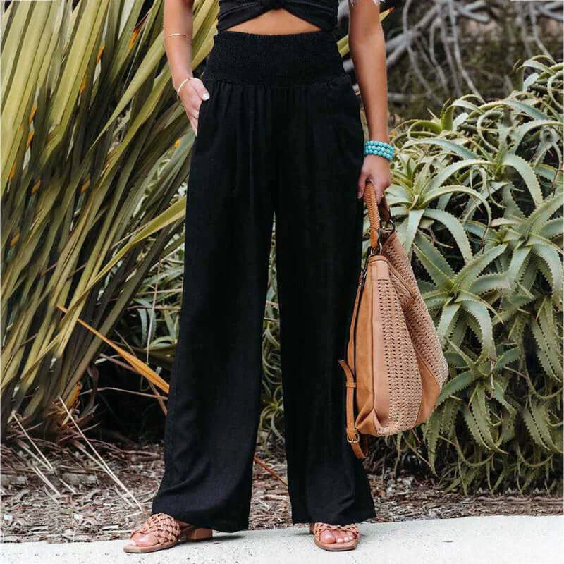 Loose Fit Summer Linen Pants