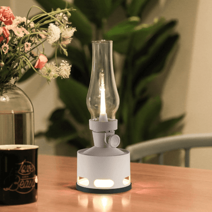 Retro LED Lantern - Rechargeable USB Powered