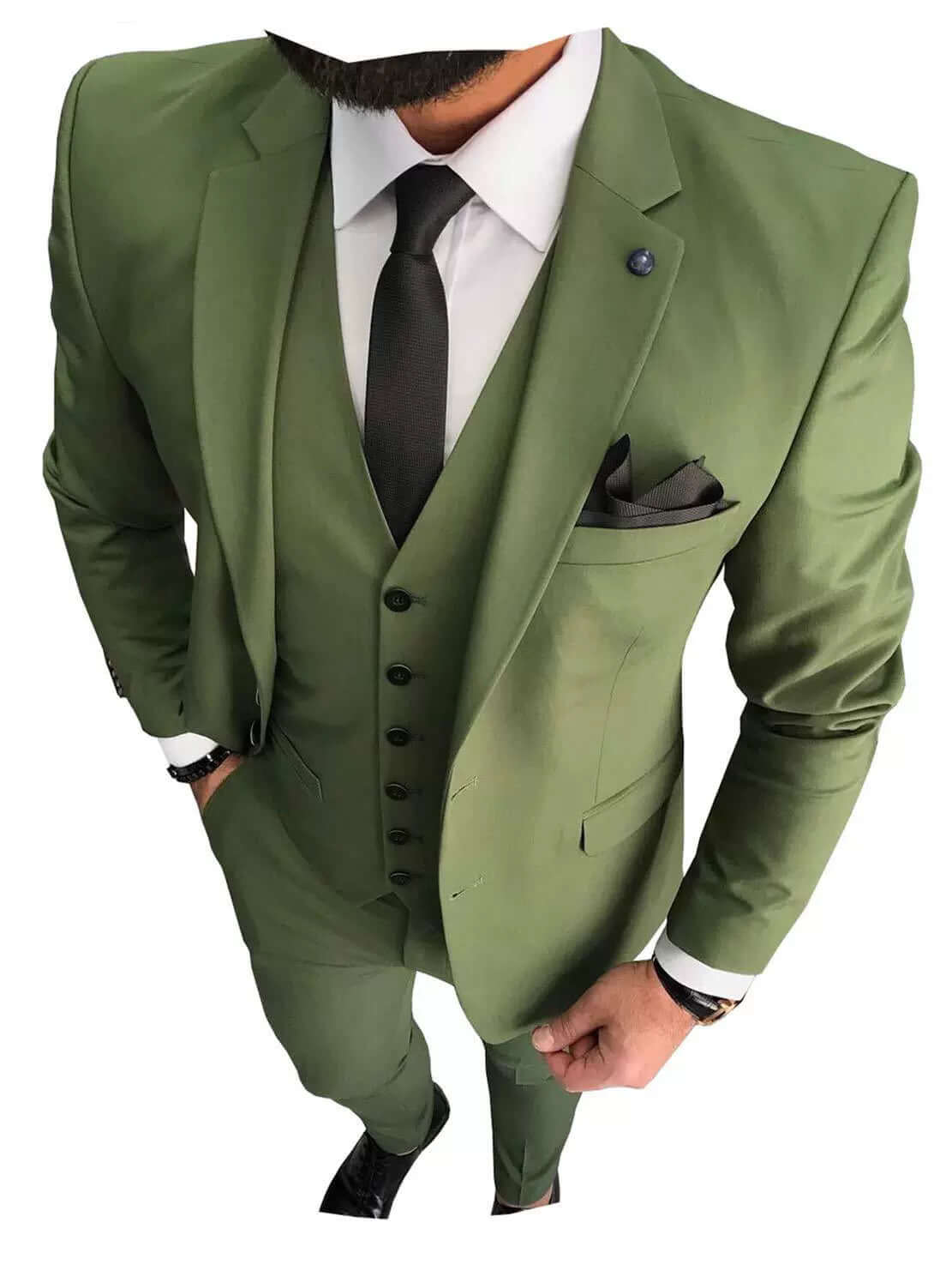 Classic Fit Men's 3 Piece Suit - Luxivelle