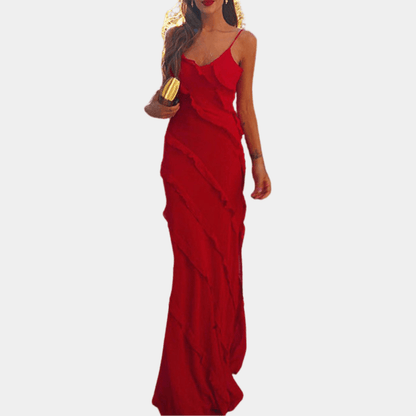 Luxurious Long Evening Gown Dress - Luxivelle
