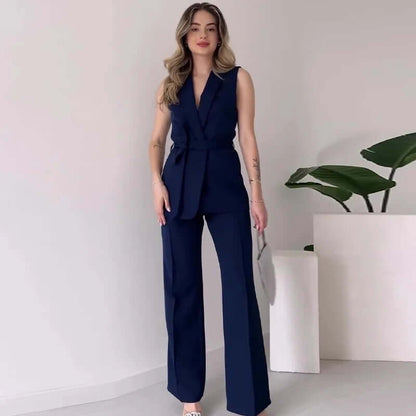Ladies' Strapless Loose Fit Jumpsuit