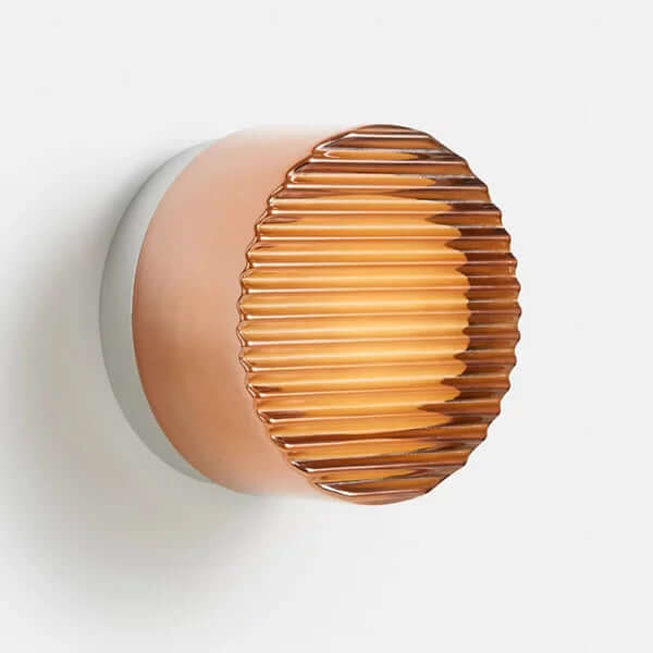 Contemporary Circular LED Outdoor Wall Lamp - Luxivelle