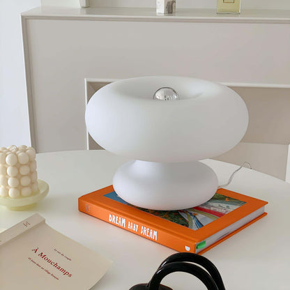 Stylish Metal Base Round Desk Lamp