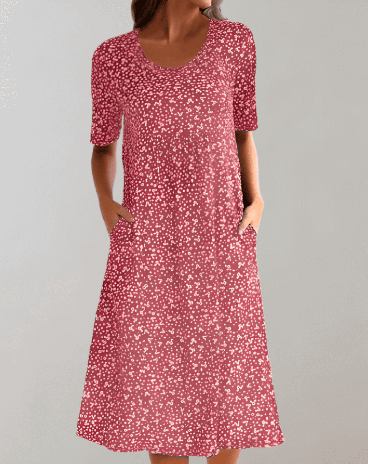 Breathable Casual V-Neck Sundress for Women