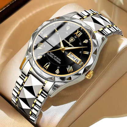 Premium Mens Water Resistant Watch with Date Display