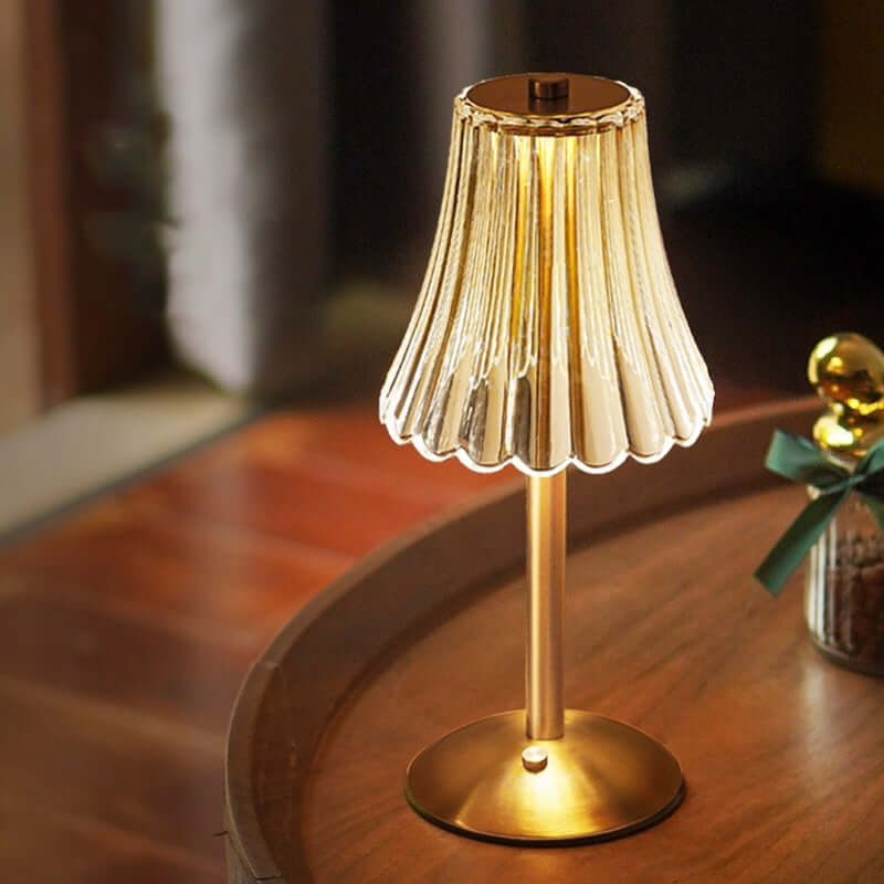 Sensory Led Glass Desk Lamp - Luxivelle
