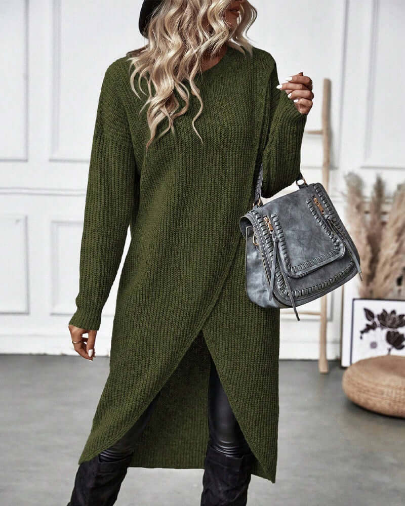 Comfortable Cotton Knee Length Dress
