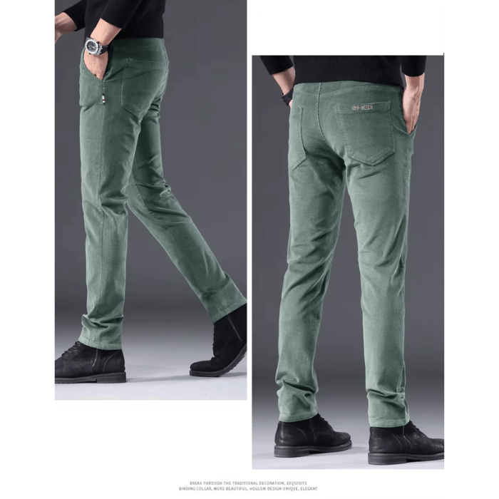 Warm Insulated Corduroy Snow Pants