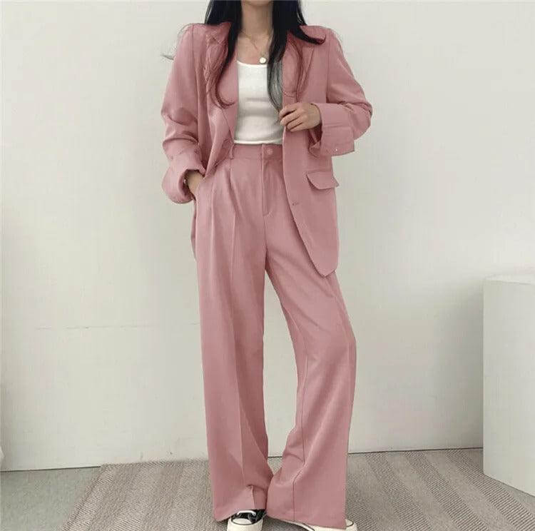 Classic Fit Jacket and Trousers Suit Set