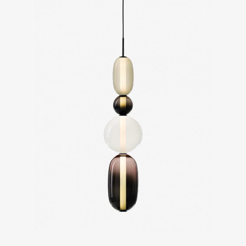 Vibrant Glass Drop Ceiling Light