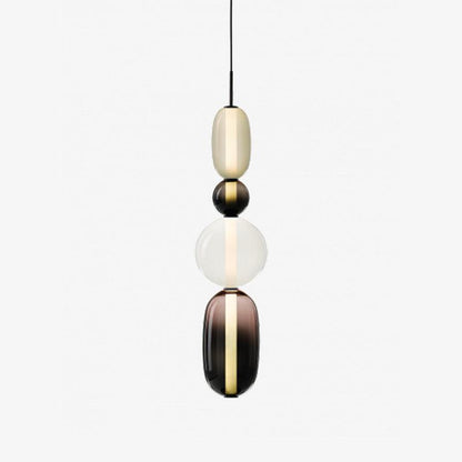 Vibrant Glass Drop Ceiling Light