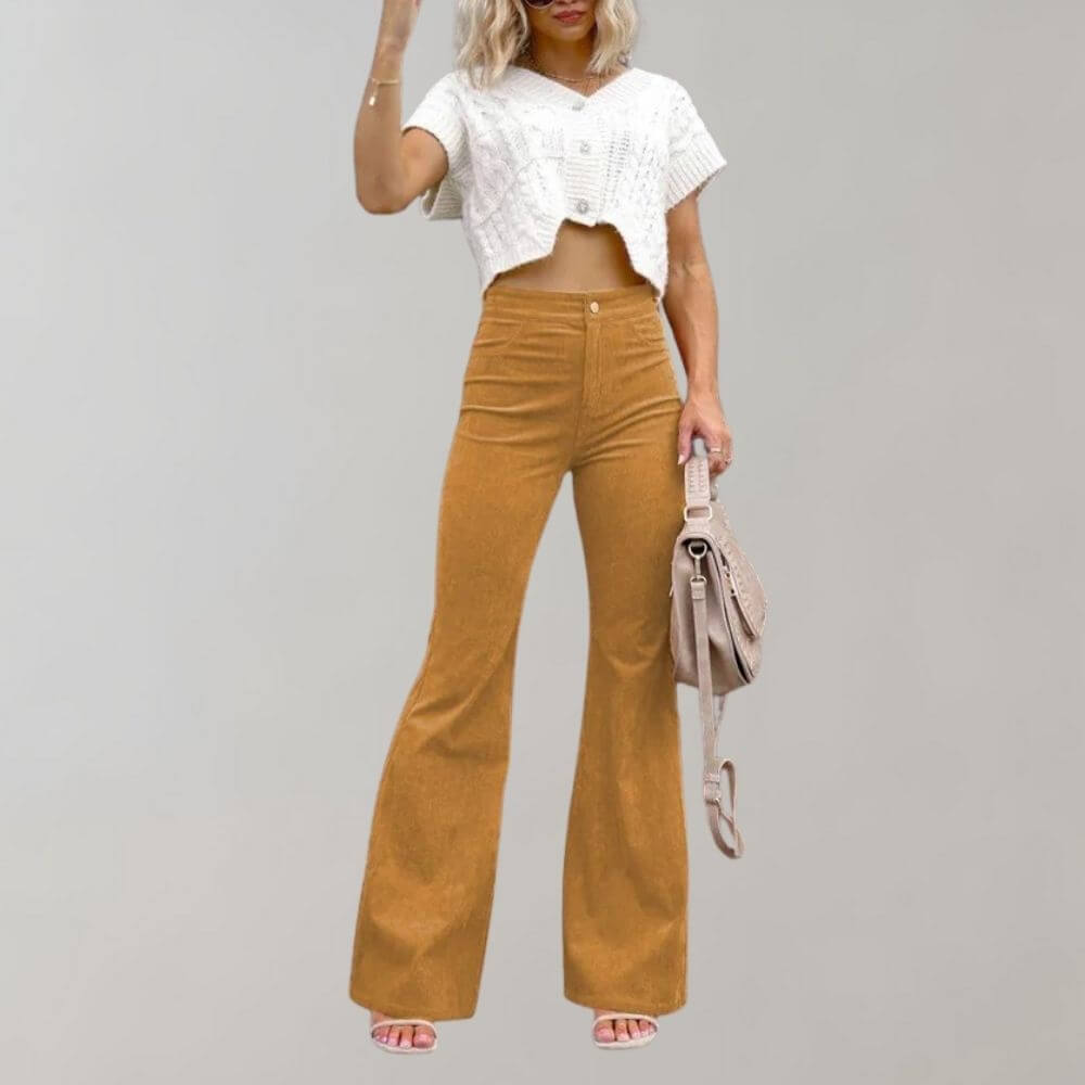 Comfortable High Waist Loose Fit Women's Pants