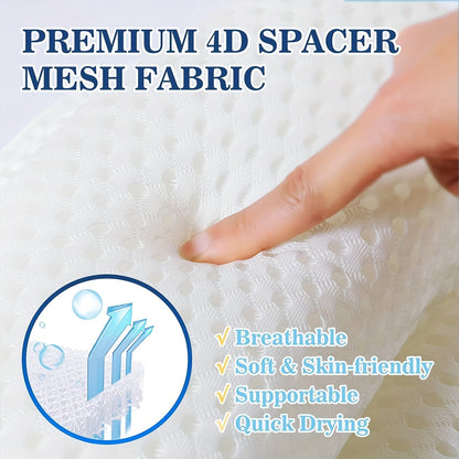 Soft Comfort Bath Pillow with Neck and Back Support
