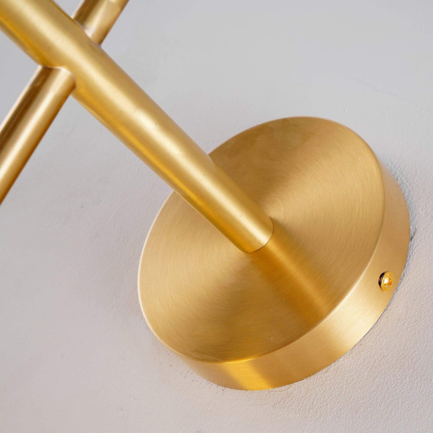 Sleek Round Glass Wall Light