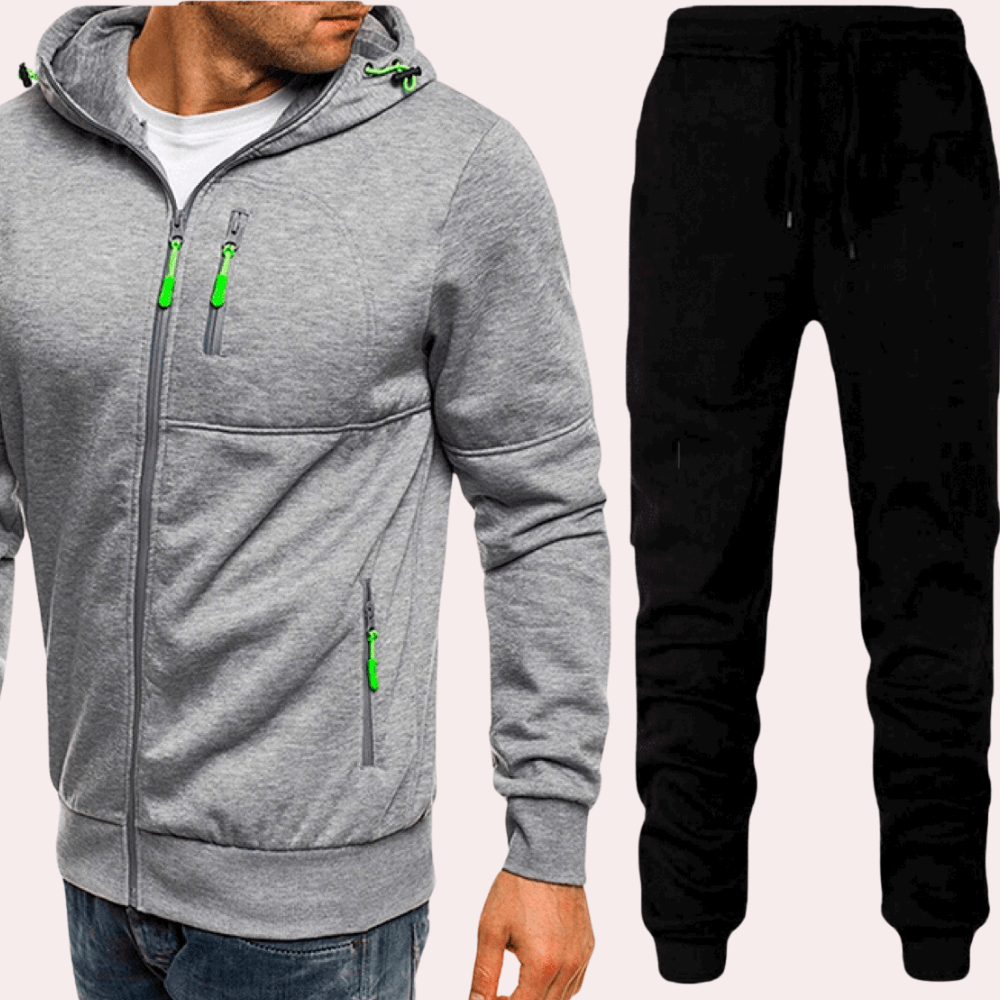 Men's Casual Sweatpants Hoodie Set - Luxivelle
