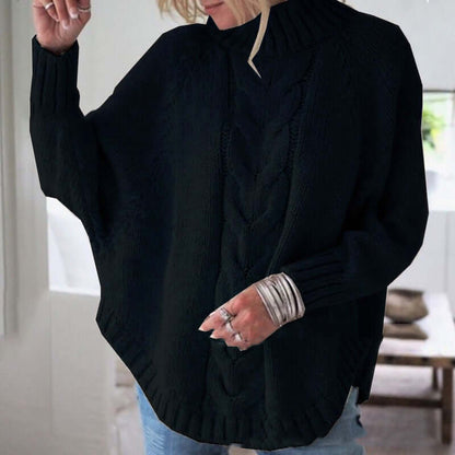 Relaxed Fit Women's Long Sleeve Sweater