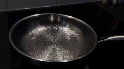 Durable Titanium Non Stick Frying Pan for All Cooktops - Luxivelle