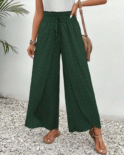 Loose Fit Wide Leg Pants - Comfortable & Breathable