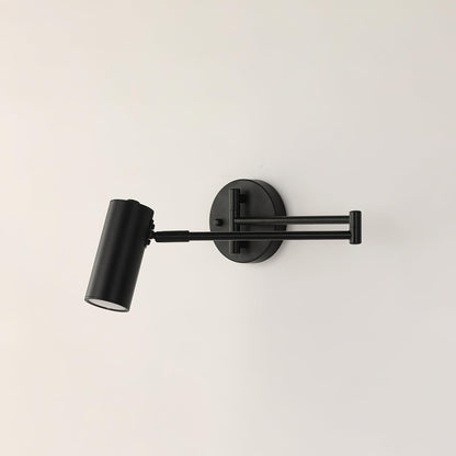 Flexible Brushed Steel LED Wall Light with Arm