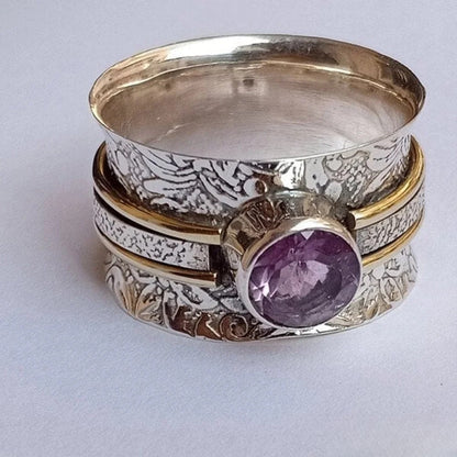 Sparkling Crystal Healing Ring - Luxivelle