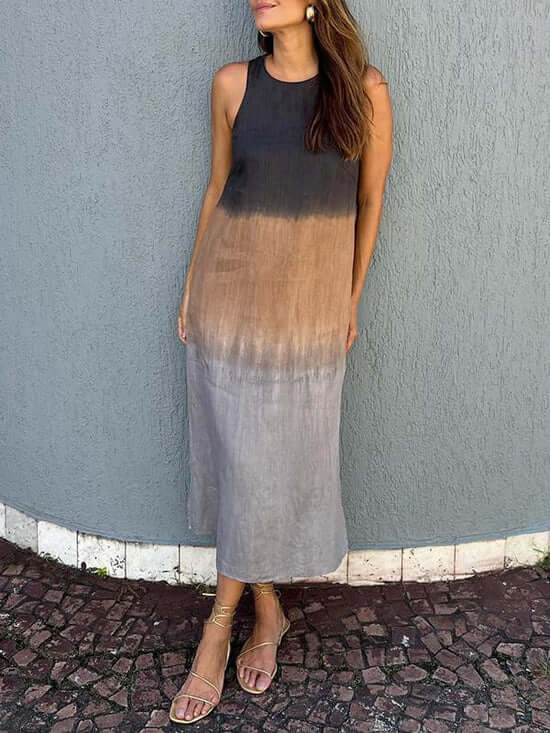 Gradient Floral Sundress - Luxivelle