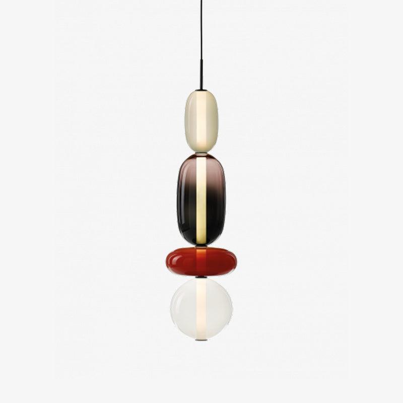 Vibrant Glass Drop Ceiling Light