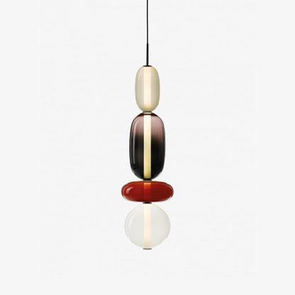 Vibrant Glass Drop Ceiling Light