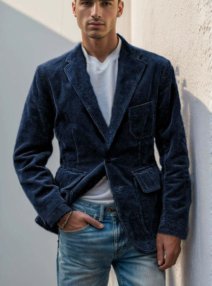 Classic Textured Jacket for Men