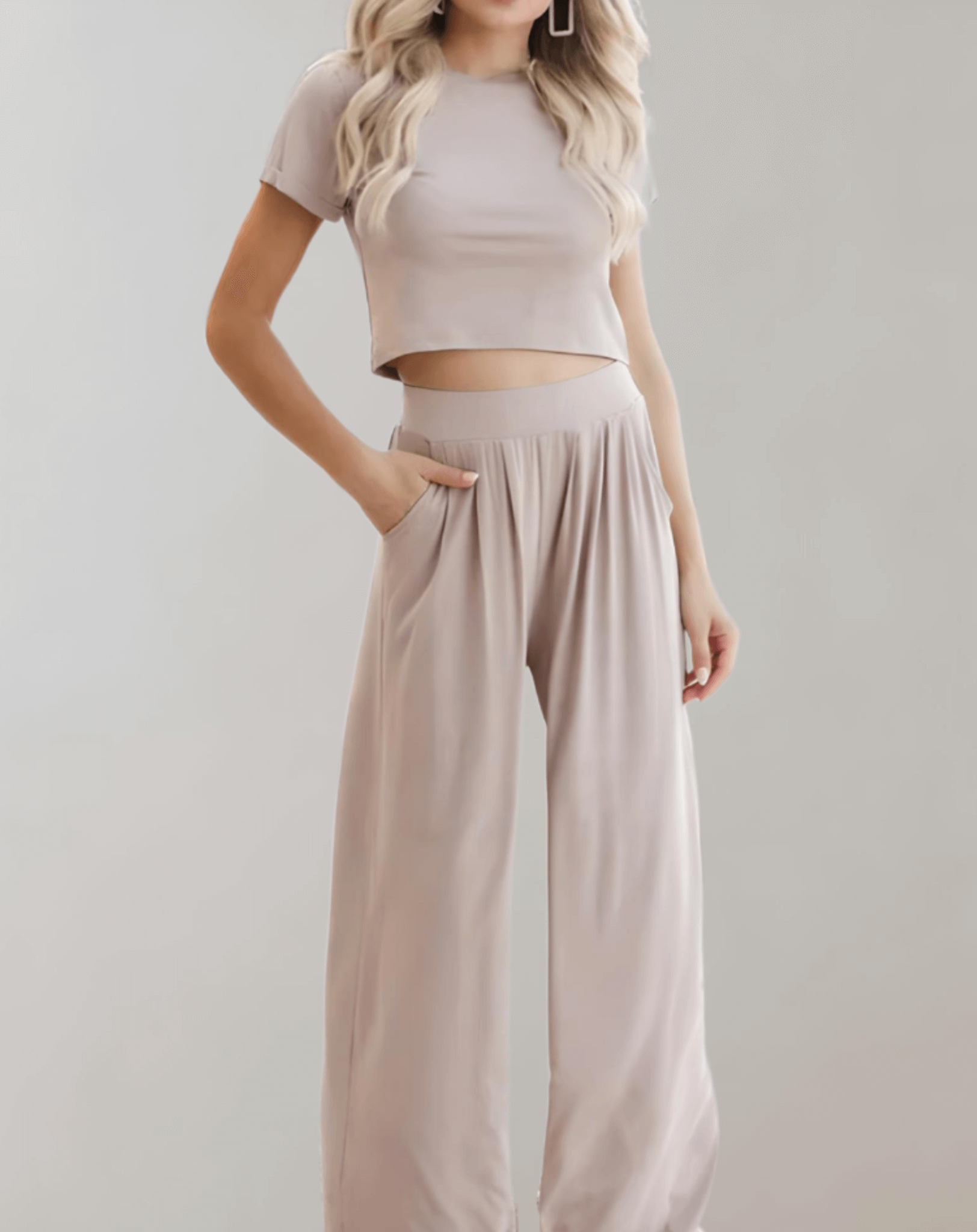 Ladies' 2-Piece Suit Jacket and Skirt Outfit Set - Luxivelle