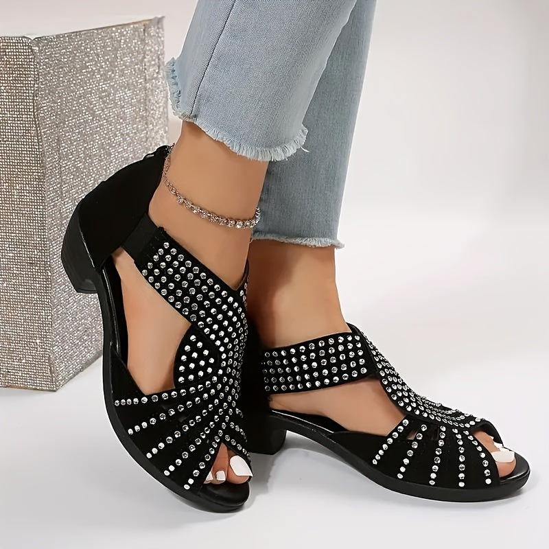 Glittery Cushion Flip Flop Sandals