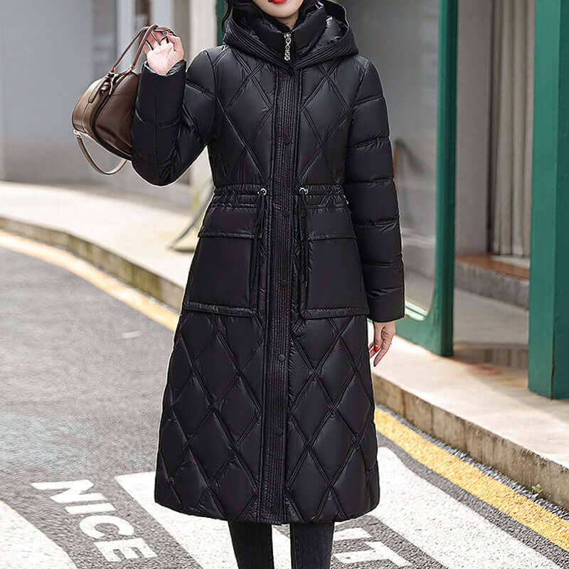 Warm Insulated Ladies Winter Coat - Luxivelle