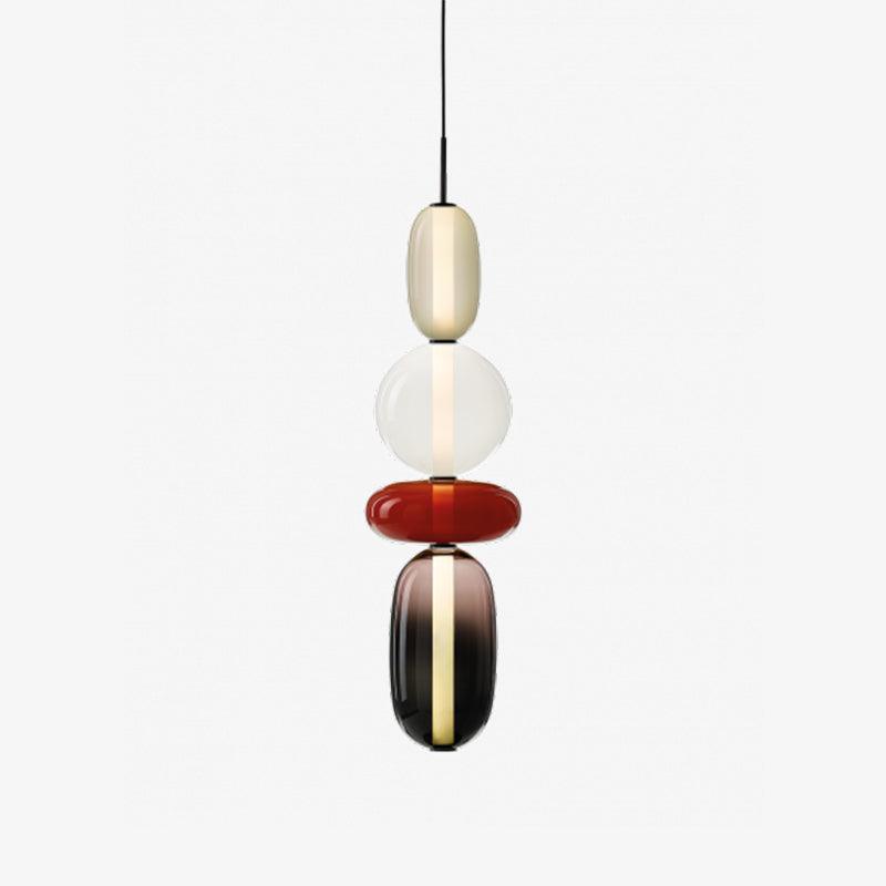 Vibrant Glass Drop Ceiling Light
